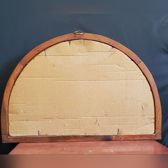 Vintage Framed Asian Chinese Fan Woodland Water Fowl Shadowbox - Picture 2 of 11